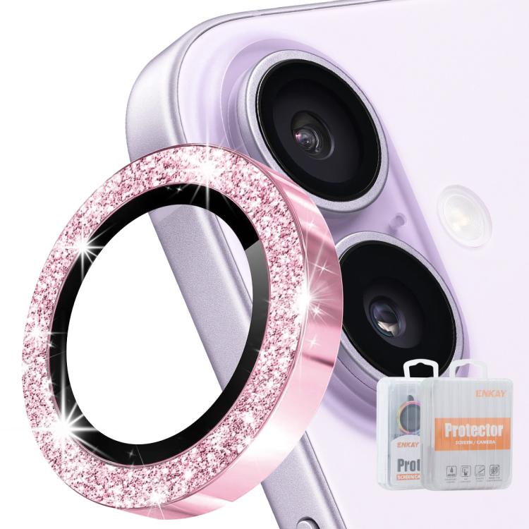 Película de Vidro Temperado de Liga de Alumínio com Lente Traseira Brilhante ENKAY Hat-Prince, Para iPhone 17 Pro / 17 Pro Max, Para iPhone 17, Para iPhone Air, Para iPhone 15 Pro / 15 Pro Max, Para iPhone 15 / 15 Plus