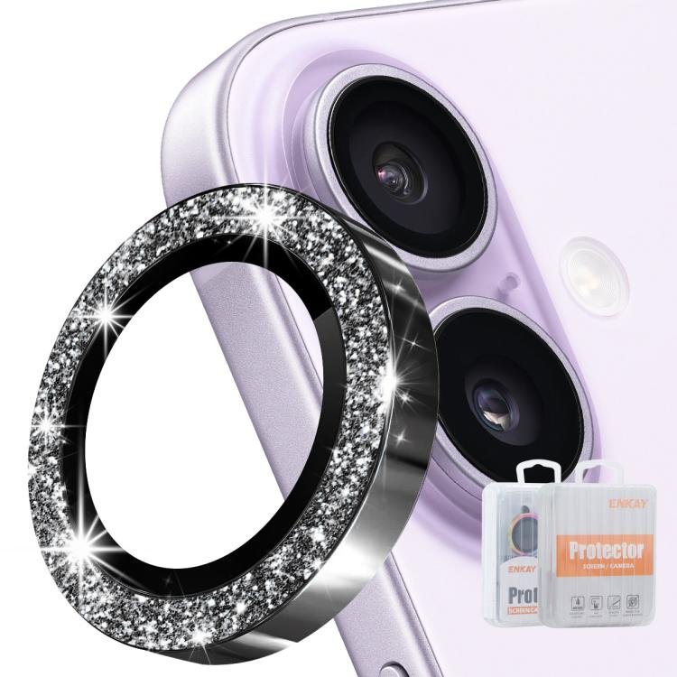 Película de Vidro Temperado de Liga de Alumínio com Lente Traseira Brilhante ENKAY Hat-Prince, Para iPhone 17 Pro / 17 Pro Max, Para iPhone 17, Para iPhone Air, Para iPhone 15 Pro / 15 Pro Max, Para iPhone 15 / 15 Plus