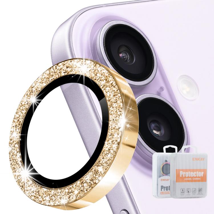 Película de Vidro Temperado de Liga de Alumínio com Lente Traseira Brilhante ENKAY Hat-Prince, Para iPhone 17 Pro / 17 Pro Max, Para iPhone 17, Para iPhone Air, Para iPhone 15 Pro / 15 Pro Max, Para iPhone 15 / 15 Plus