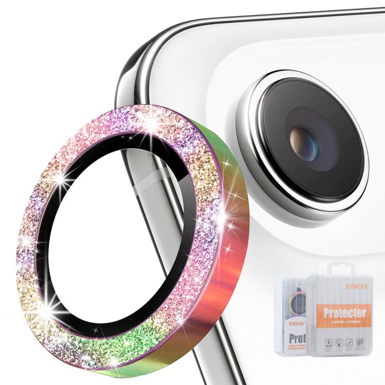 Película de Vidro Temperado de Liga de Alumínio com Lente Traseira Brilhante ENKAY Hat-Prince, Para iPhone 17 Pro / 17 Pro Max, Para iPhone 17, Para iPhone Air, Para iPhone 15 Pro / 15 Pro Max, Para iPhone 15 / 15 Plus
