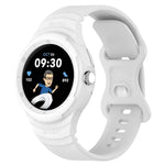 Pulseira Integrada de Silicone com Textura de Couro, Para Google Pixel Watch 2
