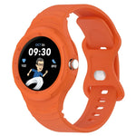 Pulseira Integrada de Silicone com Textura de Couro, Para Google Pixel Watch 2