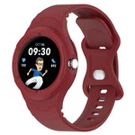 Pulseira Integrada de Silicone com Textura de Couro, Para Google Pixel Watch 2