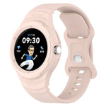 Pulseira Integrada de Silicone com Textura de Couro, Para Google Pixel Watch 2