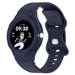 Pulseira Integrada de Silicone com Textura de Couro, Para Google Pixel Watch 2
