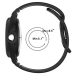 Pulseira Integrada de Silicone com Textura de Couro, Para Google Pixel Watch 2