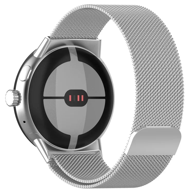 Pulseira de Malha Magnética de Aço Milanesa, Para Google Pixel Watch 2