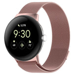 Pulseira de Malha Magnética de Aço Milanesa, Para Google Pixel Watch 2
