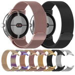 Pulseira de Malha Magnética de Aço Milanesa, Para Google Pixel Watch 2