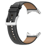 Pulseira com Costura em Couro Gravado da Camada Superior, Para Google Pixel Watch 4 / 3 / 2 / 1 41mm