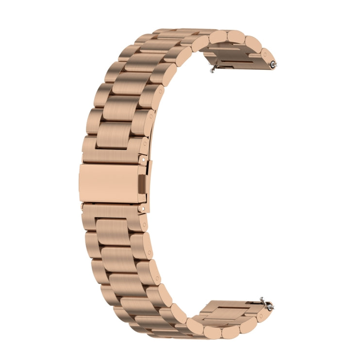 Three Bead Stainless Steel Metal Watch Band, For Huawei Watch GT4 46mm