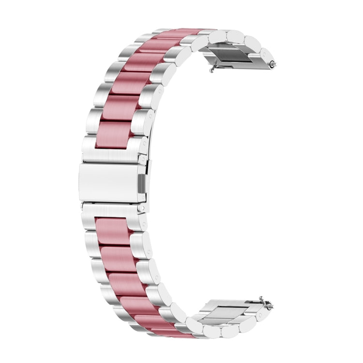 Three Bead Stainless Steel Metal Watch Band, For Huawei Watch GT4 46mm