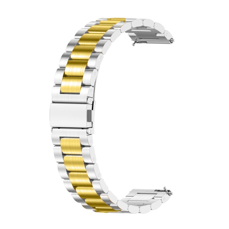 Three Bead Stainless Steel Metal Watch Band, For Huawei Watch GT4 46mm