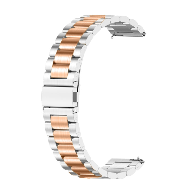 Three Bead Stainless Steel Metal Watch Band, For Huawei Watch GT4 46mm