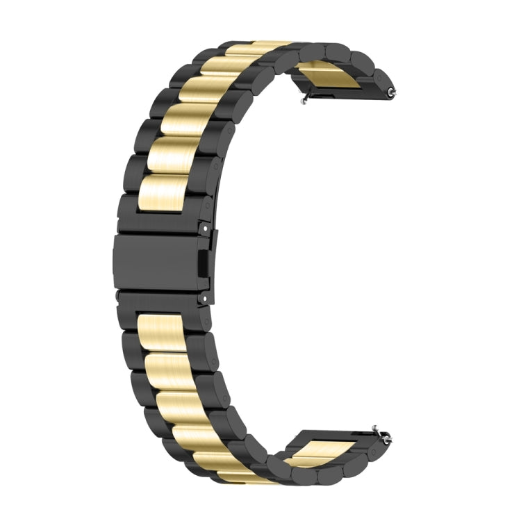 Three Bead Stainless Steel Metal Watch Band, For Huawei Watch GT4 46mm