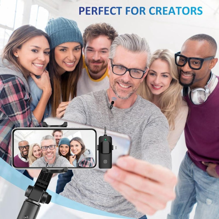 Microfones Lavalier Sem Fios para iPhone / Android, 2 em 1, 3 em 1