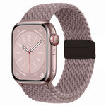 Pulseira de Relógio Magnética em Nylon Trançado com Fecho Dobrável, Para Apple Watch Series 3 38mm, Para Apple Watch Series 3 42mm