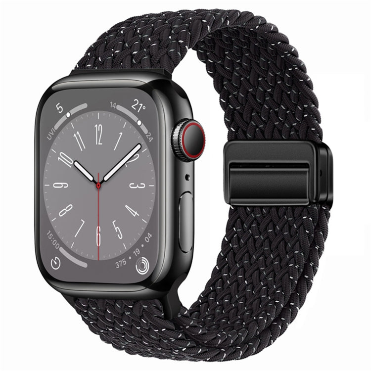 Pulseira de Relógio Magnética em Nylon Trançado com Fecho Dobrável, Para Apple Watch Series 3 38mm, Para Apple Watch Series 3 42mm