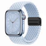 Pulseira de Relógio Magnética em Nylon Trançado com Fecho Dobrável, Para Apple Watch Series 3 38mm, Para Apple Watch Series 3 42mm