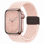 Pulseira de Relógio Magnética em Nylon Trançado com Fecho Dobrável, Para Apple Watch Series 3 38mm, Para Apple Watch Series 3 42mm