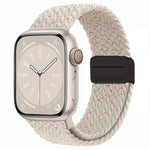 Pulseira de Relógio Magnética em Nylon Trançado com Fecho Dobrável, Para Apple Watch Series 3 38mm, Para Apple Watch Series 3 42mm
