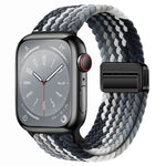 Pulseira de Relógio Magnética em Nylon Trançado com Fecho Dobrável, Para Apple Watch Series 3 38mm, Para Apple Watch Series 3 42mm