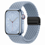 Pulseira de Relógio Magnética em Nylon Trançado com Fecho Dobrável, Para Apple Watch Series 3 38mm, Para Apple Watch Series 3 42mm