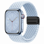 Pulseira de Relógio Magnética em Nylon Trançado com Fecho Dobrável, Para Apple Watch Series 3 38mm, Para Apple Watch Series 3 42mm