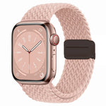 Pulseira de Relógio Magnética em Nylon Trançado com Fecho Dobrável, Para Apple Watch Series 3 38mm, Para Apple Watch Series 3 42mm