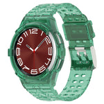 Correia de Relógio Integrada em TPU Glacier, Para Samsung Galaxy Watch6 Classic 47mm R960, Para Samsung Galaxy Watch6 Classic 43mm R950