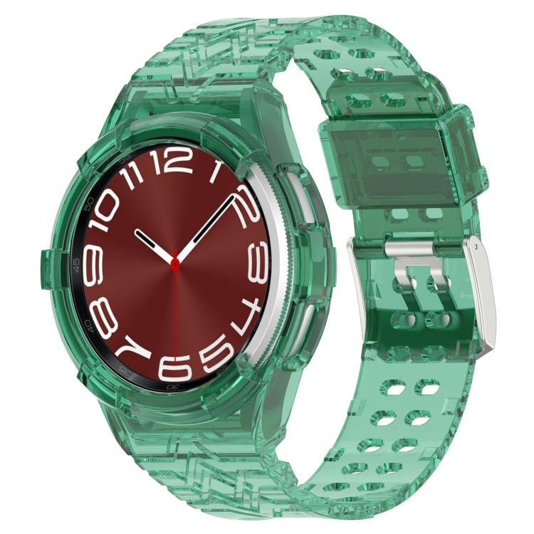 Correia de Relógio Integrada em TPU Glacier, Para Samsung Galaxy Watch6 Classic 47mm R960, Para Samsung Galaxy Watch6 Classic 43mm R950