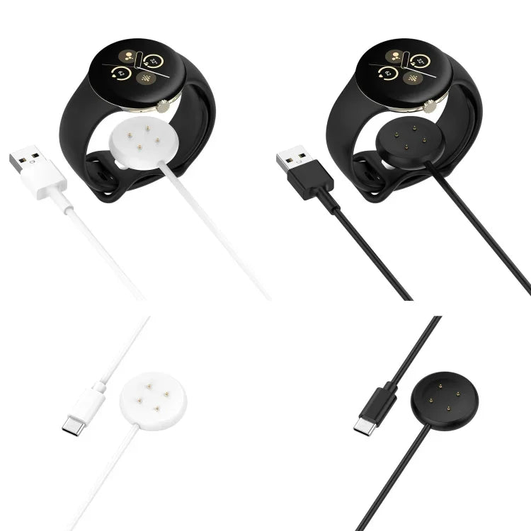 Cabo de Carregamento para Smart Watch com Interface USB, Comprimento: 1m, Para Google Pixel Watch 2