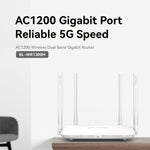 LB-LINK WR1300H Roteador Sem Fios Repetidor WiFi Dual Band 5G Alta Velocidade 1200M Com Porta Gigabit Completa