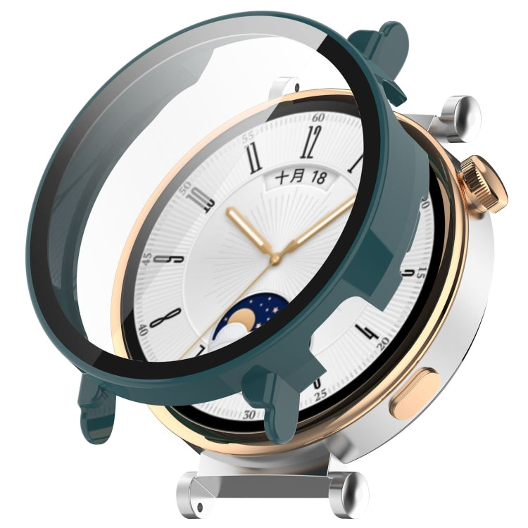 PC+Tempered Glass Integrated Smart Watch Case, For Huawei Watch GT4 46mm, For Huawei Watch GT4 41mm, For Honor Watch 4 Pro