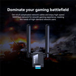 LB-LINK WDN1800H Placa de rede sem fios Gigabit WiFi6 AX1800M USB 3.0 para jogos Esports
