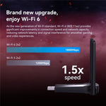 LB-LINK WDN1800H Placa de rede sem fios Gigabit WiFi6 AX1800M USB 3.0 para jogos Esports
