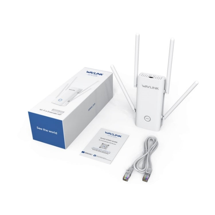 WAVLINK WN583AX1 Roteador Sem Fios Booster WiFi6 AX1800 1.8Gbps Dual Band Porta Ethernet, Ficha UE