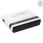 Servidor de Impressora Sem Fios USB2.0 WAVLINK NU516U1 com LAN / Ponte WiFi 10 / 100Mbps, Plugue US, Plugue UK, Plugue EU, Plugue AU