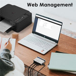 Servidor de Impressora Sem Fios USB2.0 WAVLINK NU516U1 com LAN / Ponte WiFi 10 / 100Mbps, Plugue US, Plugue UK, Plugue EU, Plugue AU