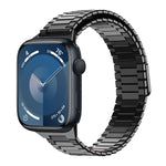Correia de Relógio de Metal Magnética de Aço Inoxidável Bamboo, Para Apple Watch SE 2023 44mm, Para Apple Watch SE 2023 40mm, Para Apple Watch Ultra 2 49mm, Para Apple Watch Series 9 45mm, Para Apple Watch Series 9 41mm, Para Apple Watch Ultra 49mm