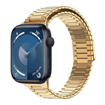 Correia de Relógio de Metal Magnética de Aço Inoxidável Bamboo, Para Apple Watch SE 2023 44mm, Para Apple Watch SE 2023 40mm, Para Apple Watch Ultra 2 49mm, Para Apple Watch Series 9 45mm, Para Apple Watch Series 9 41mm, Para Apple Watch Ultra 49mm