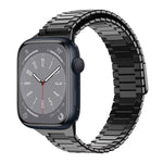 Correia de Relógio de Metal Magnética de Aço Inoxidável Bamboo, Para Apple Watch Series 8 41mm, Para Apple Watch Series 8 45mm, Para Apple Watch SE 2022 40mm, Para Apple Watch SE 2022 44mm, Para Apple Watch Series 7 41mm, Para Apple Watch Series 7 45mm