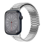 Correia de Relógio de Metal Magnética de Aço Inoxidável Bamboo, Para Apple Watch Series 8 41mm, Para Apple Watch Series 8 45mm, Para Apple Watch SE 2022 40mm, Para Apple Watch SE 2022 44mm, Para Apple Watch Series 7 41mm, Para Apple Watch Series 7 45mm