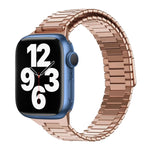 Correia de Relógio de Metal Magnética de Aço Inoxidável Bamboo, Para Apple Watch Series 8 41mm, Para Apple Watch Series 8 45mm, Para Apple Watch SE 2022 40mm, Para Apple Watch SE 2022 44mm, Para Apple Watch Series 7 41mm, Para Apple Watch Series 7 45mm