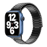 Correia de Relógio de Metal Magnética de Aço Inoxidável Bamboo, Para Apple Watch Series 8 41mm, Para Apple Watch Series 8 45mm, Para Apple Watch SE 2022 40mm, Para Apple Watch SE 2022 44mm, Para Apple Watch Series 7 41mm, Para Apple Watch Series 7 45mm