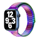 Correia de Relógio de Metal Magnética de Aço Inoxidável Bamboo, Para Apple Watch Series 8 41mm, Para Apple Watch Series 8 45mm, Para Apple Watch SE 2022 40mm, Para Apple Watch SE 2022 44mm, Para Apple Watch Series 7 41mm, Para Apple Watch Series 7 45mm