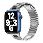 Correia de Relógio de Metal Magnética de Aço Inoxidável Bamboo, Para Apple Watch Series 8 41mm, Para Apple Watch Series 8 45mm, Para Apple Watch SE 2022 40mm, Para Apple Watch SE 2022 44mm, Para Apple Watch Series 7 41mm, Para Apple Watch Series 7 45mm
