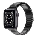 Correia de Relógio de Metal Magnética de Aço Inoxidável Bamboo, Para Apple Watch Series 6 40mm, Para Apple Watch Series 6 44mm, Para Apple Watch Series 5 44mm, Para Apple Watch Series 5 40mm, Para Apple Watch Series 4 44mm, Para Apple Watch Series 4 40mm