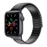 Correia de Relógio de Metal Magnética de Aço Inoxidável Bamboo, Para Apple Watch Series 6 40mm, Para Apple Watch Series 6 44mm, Para Apple Watch Series 5 44mm, Para Apple Watch Series 5 40mm, Para Apple Watch Series 4 44mm, Para Apple Watch Series 4 40mm