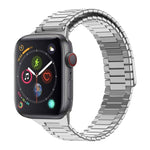 Correia de Relógio de Metal Magnética de Aço Inoxidável Bamboo, Para Apple Watch Series 6 40mm, Para Apple Watch Series 6 44mm, Para Apple Watch Series 5 44mm, Para Apple Watch Series 5 40mm, Para Apple Watch Series 4 44mm, Para Apple Watch Series 4 40mm